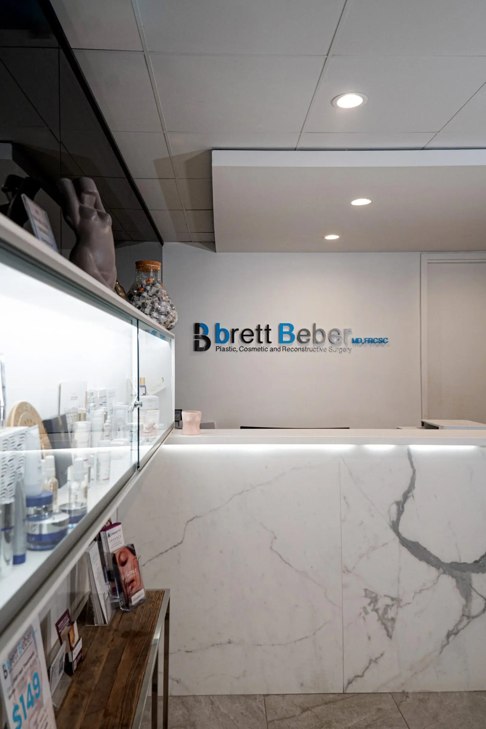 The clinic reception